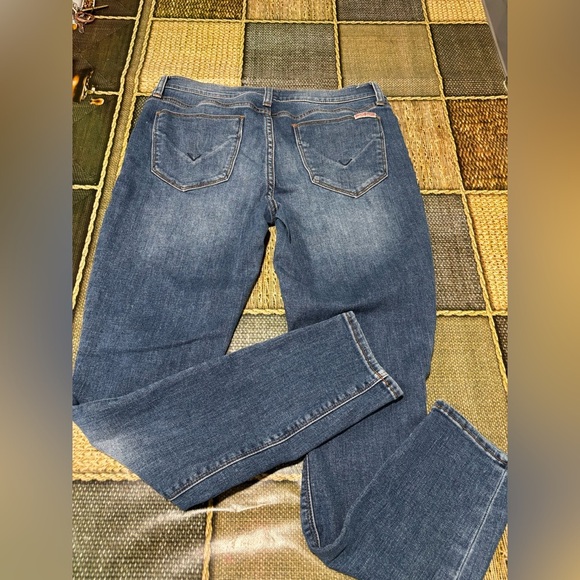 Women's Blue Distressed Jeans - Picture 7 of 8